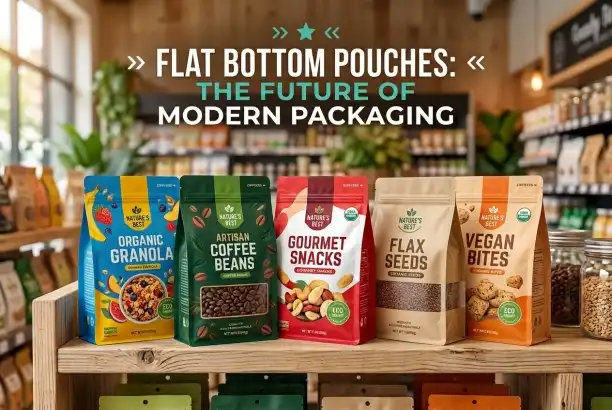 Flat Bottom Pouches: The Future of Modern Packaging